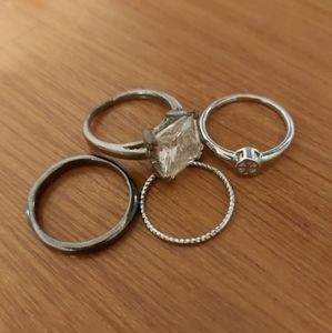 Set of four rings